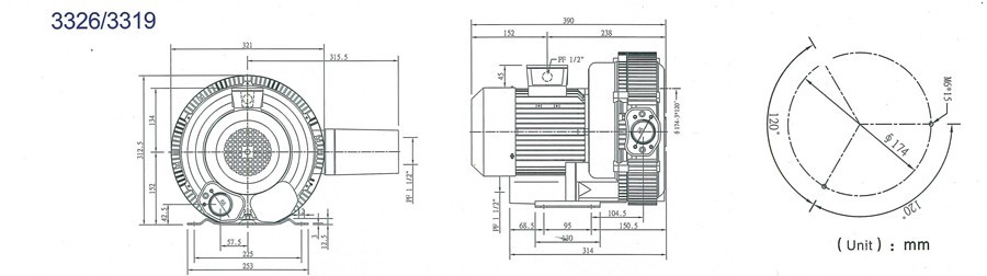Installation Dimension of Double stage Blowers 3326-3319.jpg